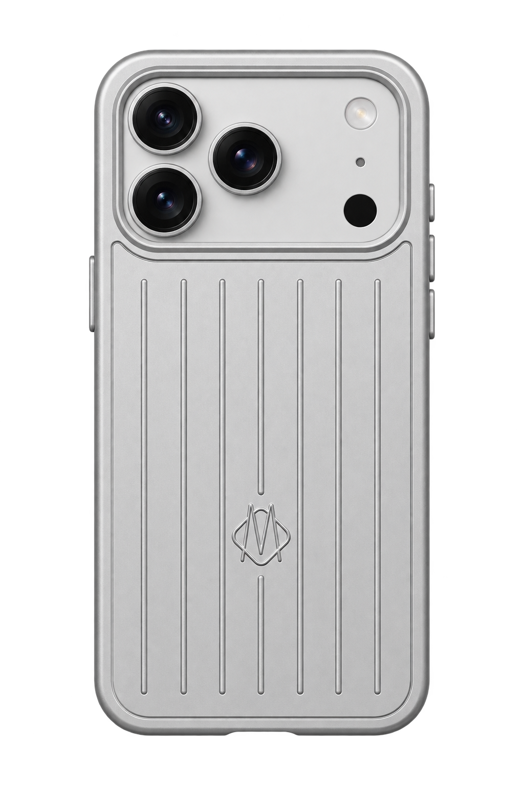 Coque Premium NUXEVO Argent sur iPhone 17 Pro Max